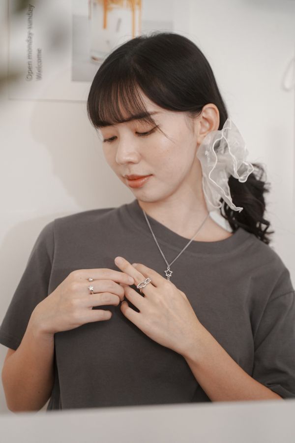 現貨 ∣ 星星圓珠開口戒指 星星圓珠開口戒指,飾品戒指
