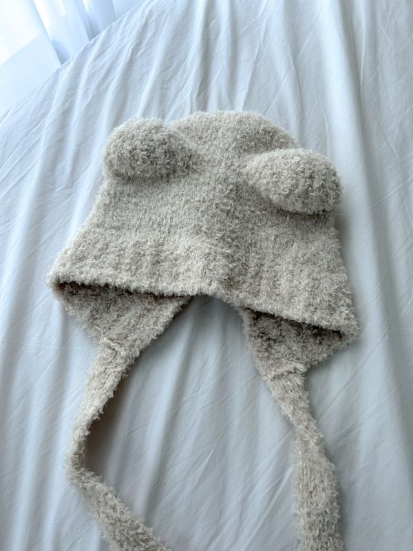 ﹝KR選物﹞泰迪小熊絨毛帽 