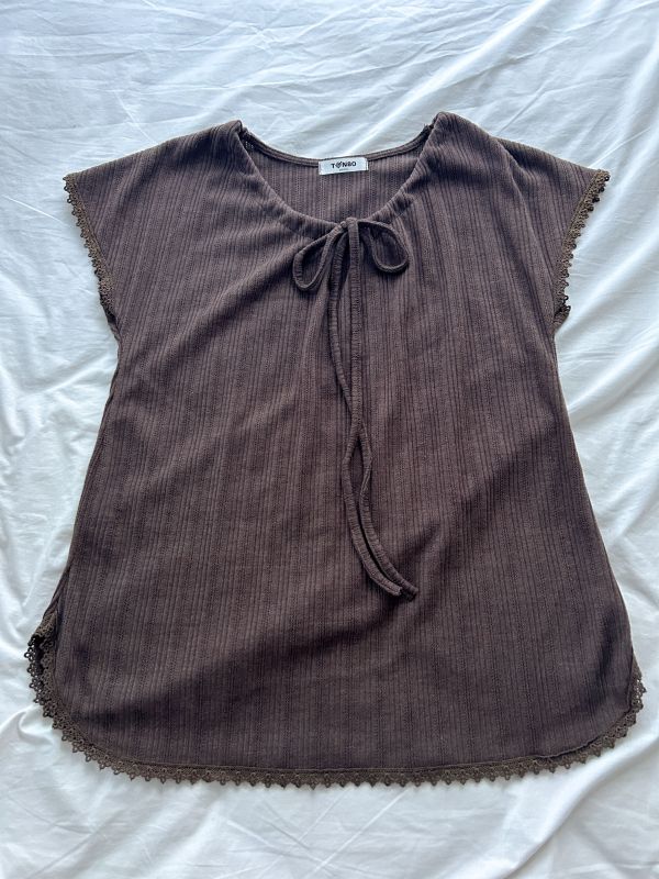 ﹝KR選物﹞蕾絲滾邊外搭背心 