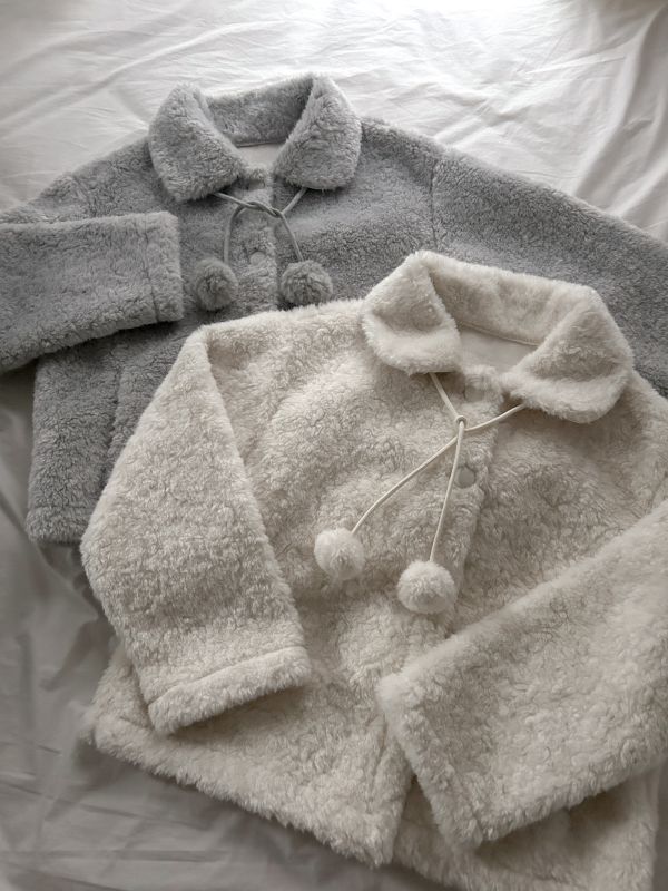 ﹝KR選物﹞翻領QQ絨毛外套 