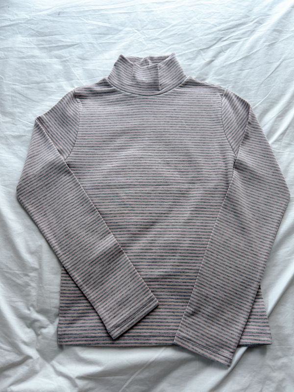 ﹝KR選物﹞撞色橫紋高領打底衣 