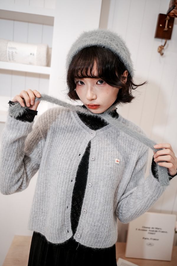 針織保暖羊毛小外套 針織保暖羊毛小外套
