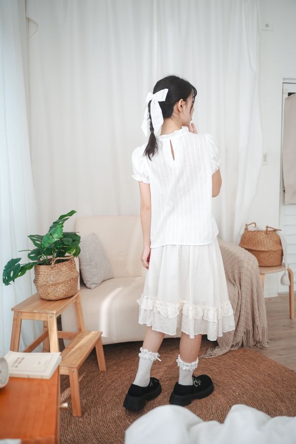 蕾絲布蝴蝶結髮夾 蝴蝶結髮夾,髮夾