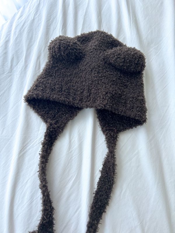 ﹝KR選物﹞泰迪小熊絨毛帽 