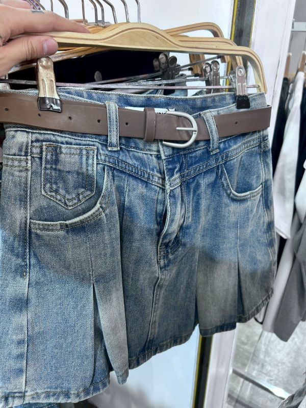 復古牛仔短裙 