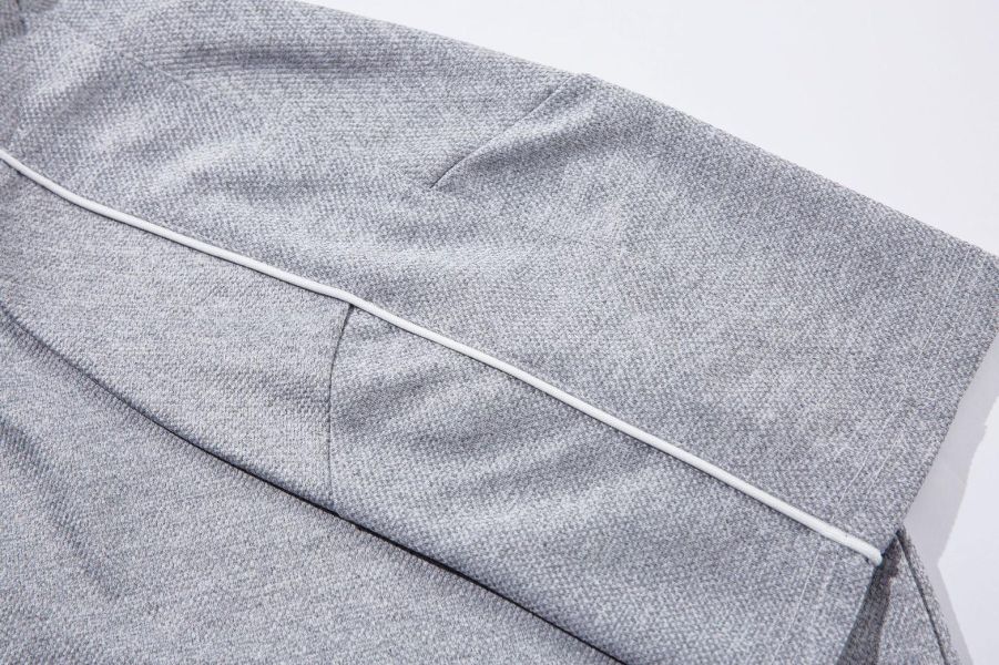 BOXY胸拉鍊解構短T 