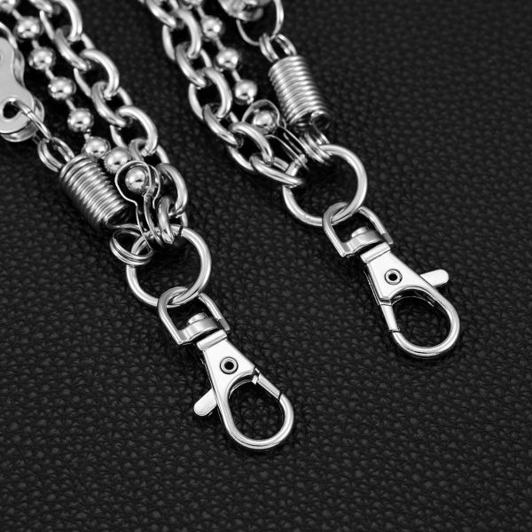 三層手銬扣褲鍊 