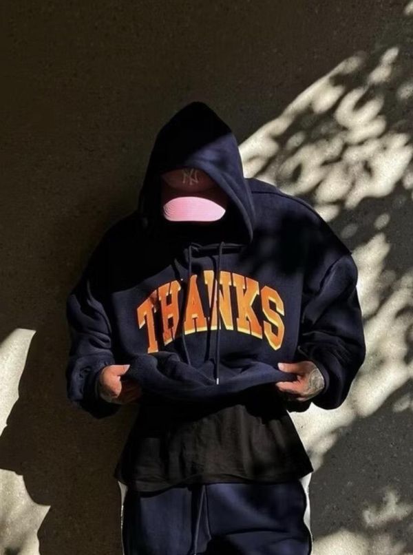 THANKS美式帽T(雙面穿) 