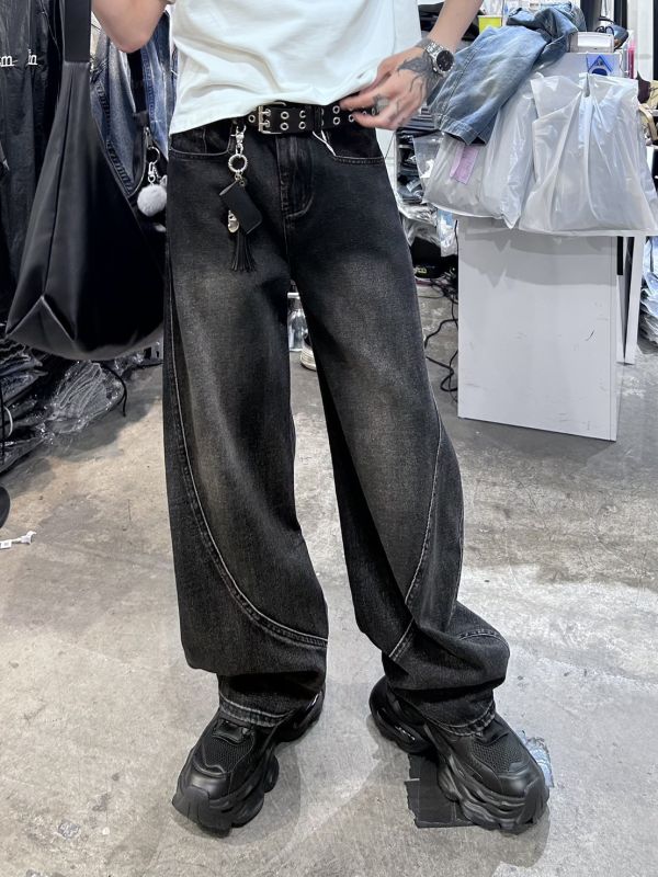 (經典款)解構彎刀褲 