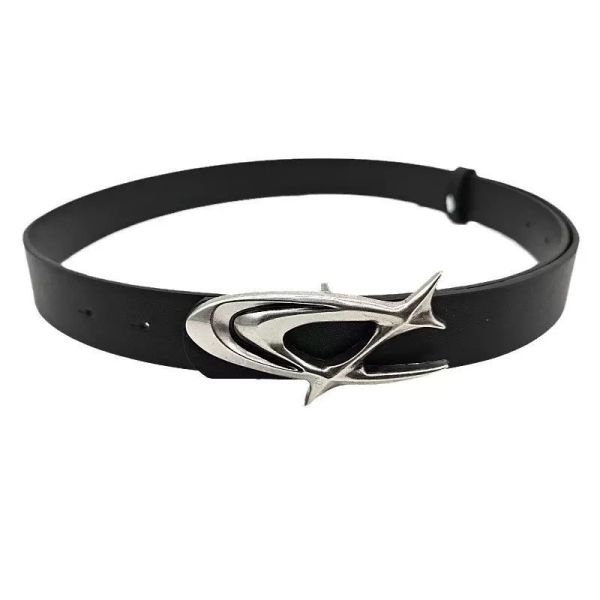 CD十字金屬皮帶 