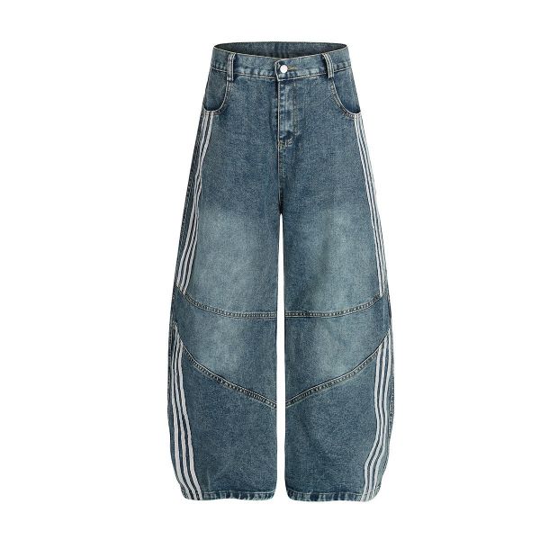 三線解構彎刀褲 