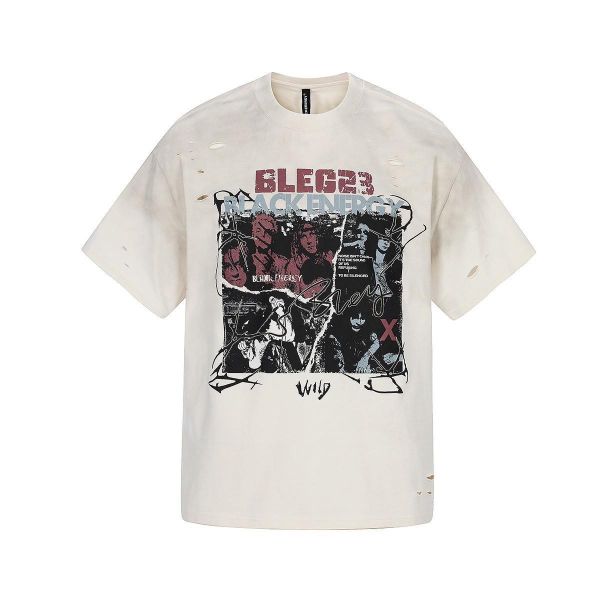 美式圖片造型短袖 