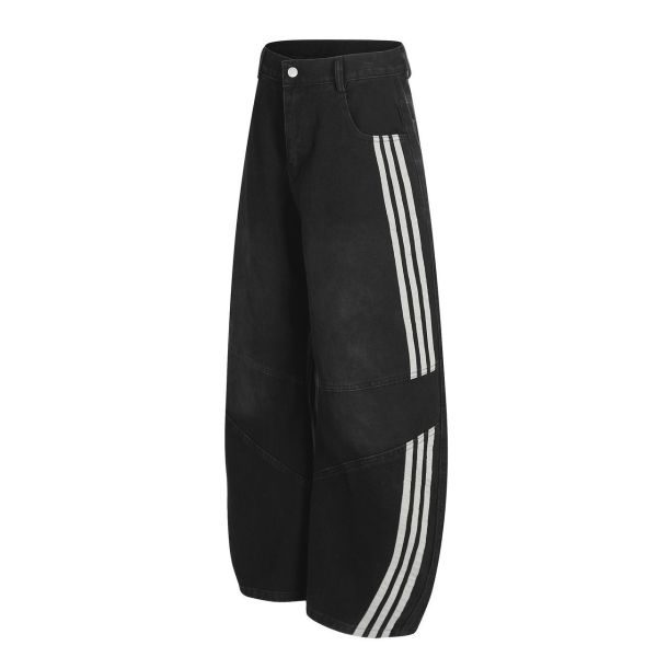 三線解構彎刀褲 