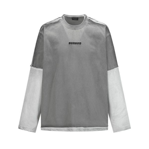 BORBOD接袖洗水長T 