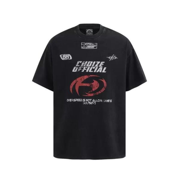 水洗賽車CHOZI短T 