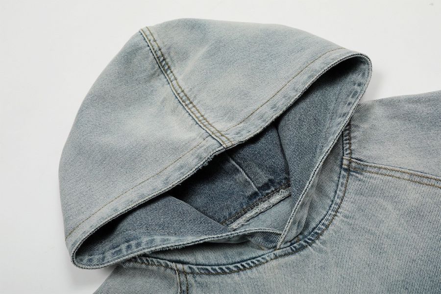 SPORTS牛仔解構帽T 