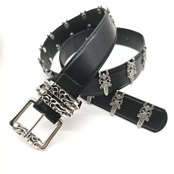 金屬克羅鉚釘皮帶 