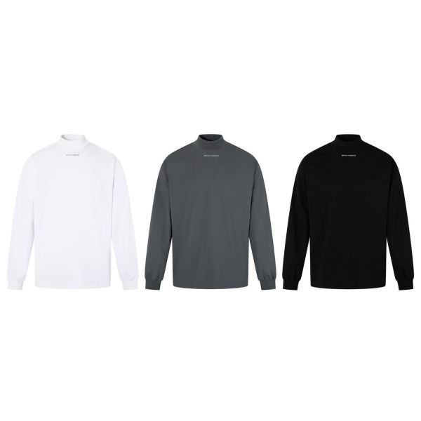 半領小LOGO大學T 