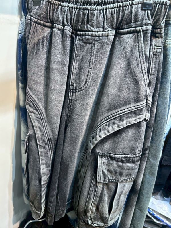 韓國解構口袋七分褲 