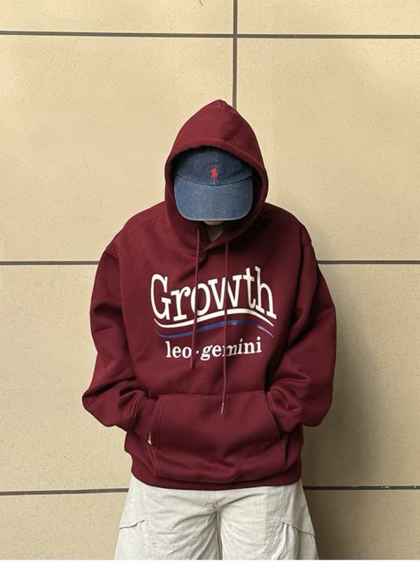 (牛奶絨)寬版字母帽T 