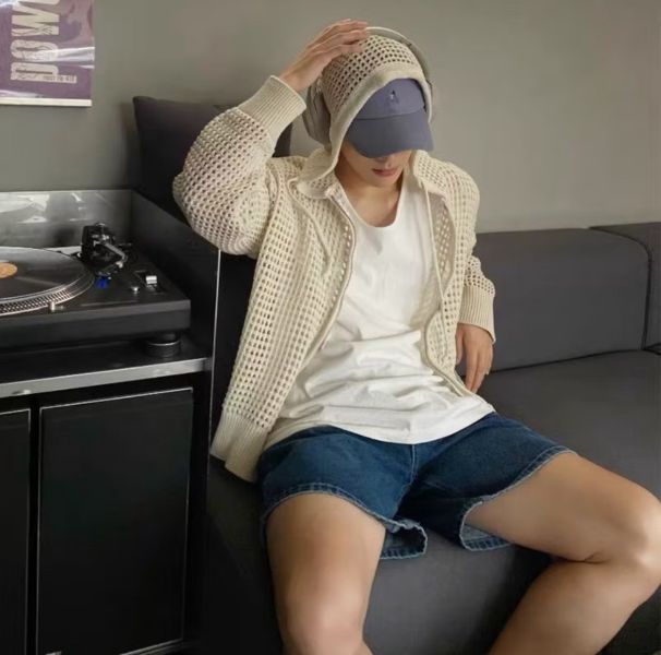 T03韓國洞洞針織外套(社群) 