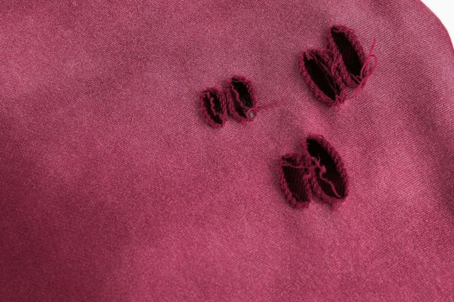 美式破壞漸層帽T 