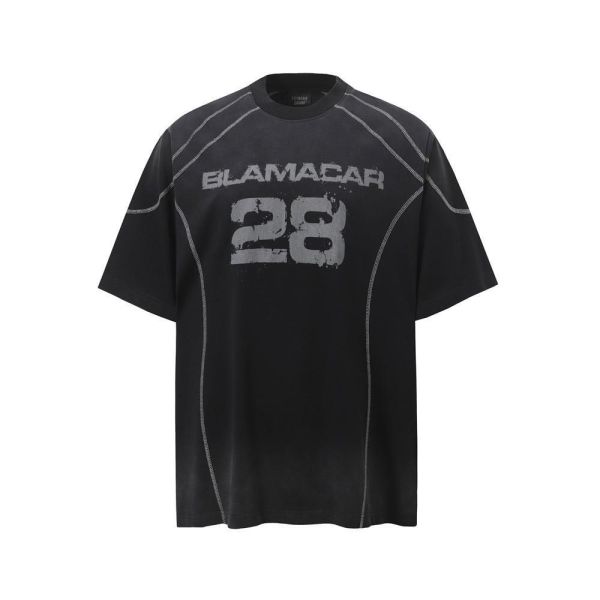 BLAMACA28洗水短T 