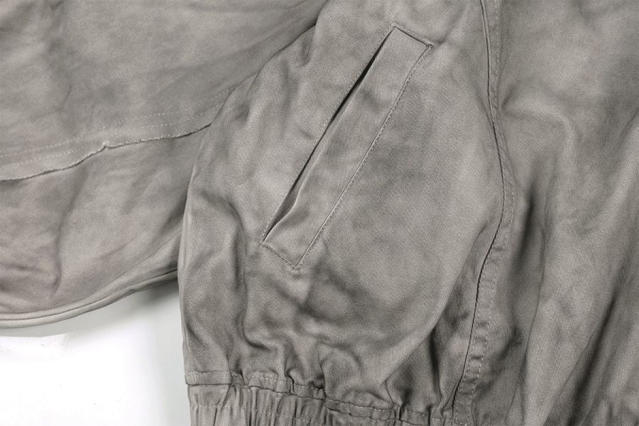 美式廢土風水洗翻領上衣 