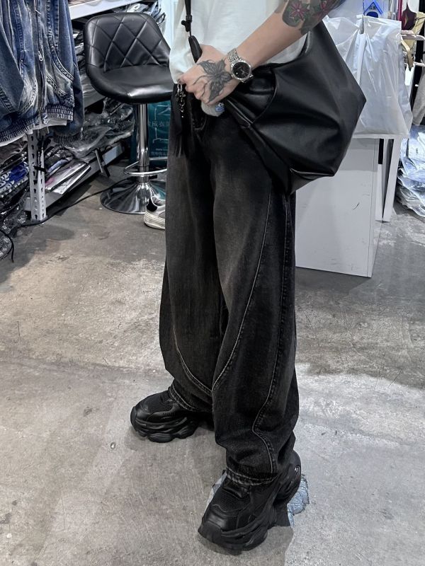 (經典款)解構彎刀褲 