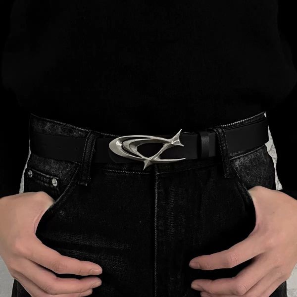 CD十字金屬皮帶 