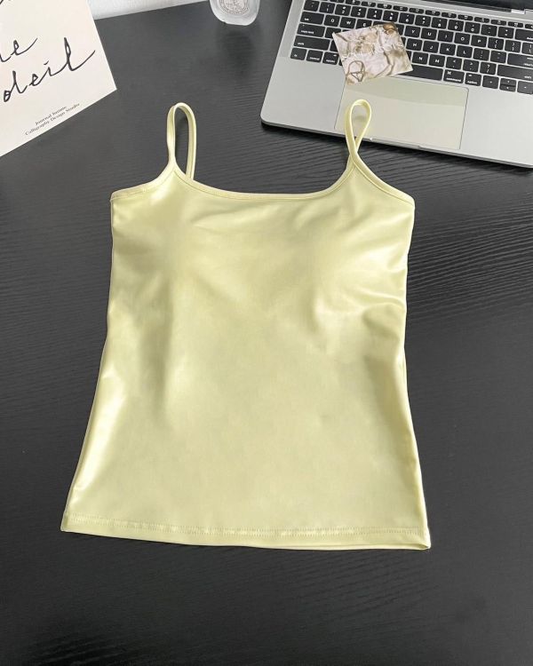 亮皮親膚小背心 