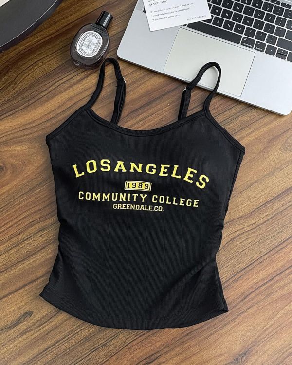 LOS美式辣妹背心(胸墊) 