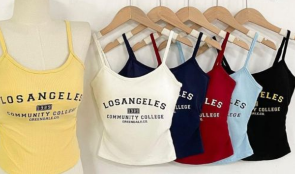 LOS美式辣妹背心(胸墊) 