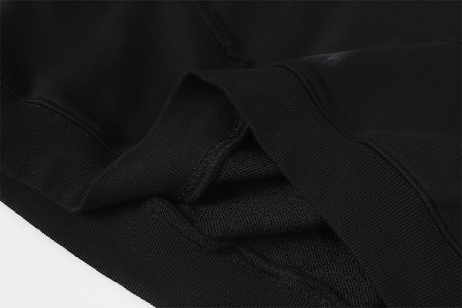 髒漆刺繡解構帽T 