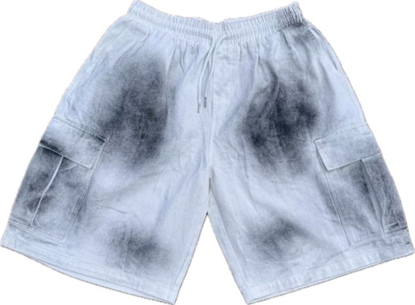 髒髒大口袋寬短褲 