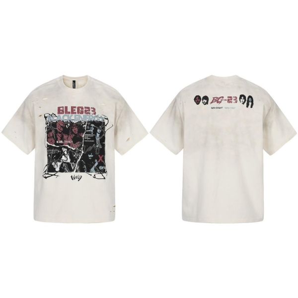 美式圖片造型短袖 