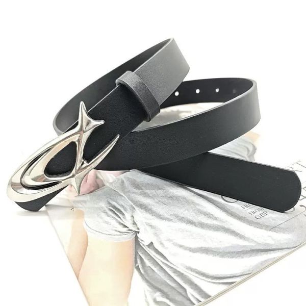 CD十字金屬皮帶 