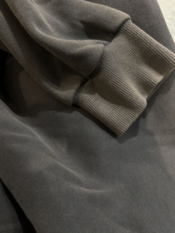 刷毛水洗十字星帽T 