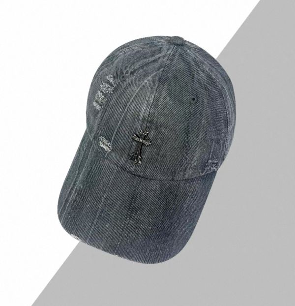 水洗十字棒球帽 