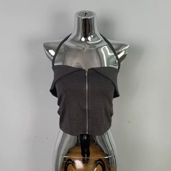 繞脖拉鍊小可愛 