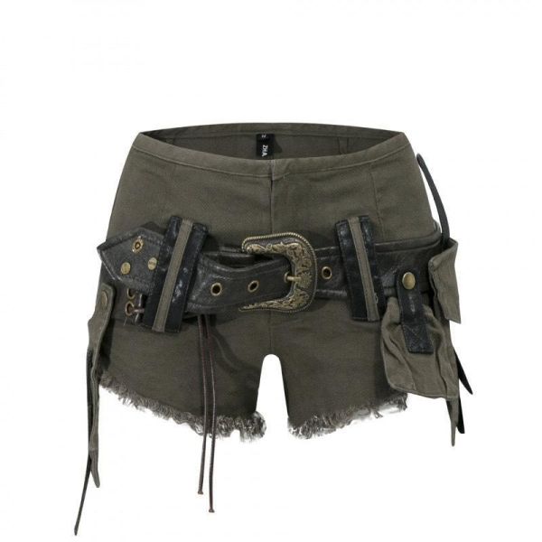 JUNGLE破壞辣妹短褲 