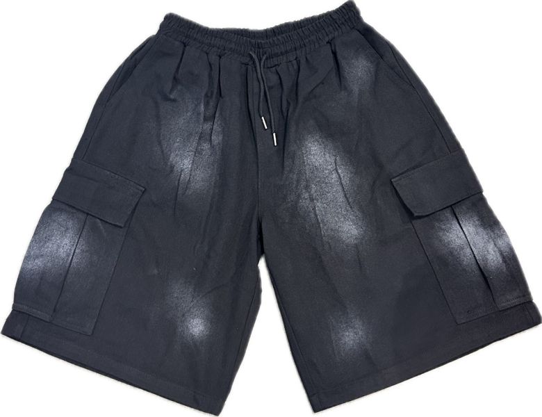 髒髒大口袋寬短褲 