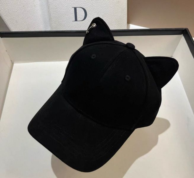 貓耳扣環棒球帽 