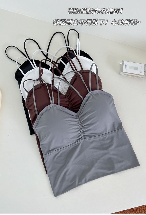 冰絲大露背性感背心 