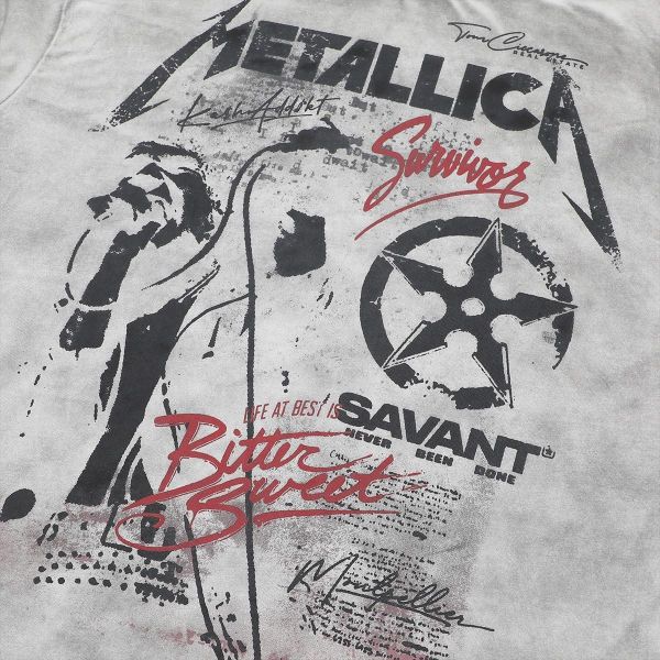 SAVAMT暗黑髒墨短袖 