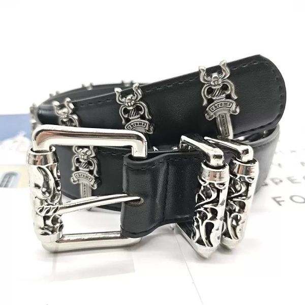 金屬克羅鉚釘皮帶 