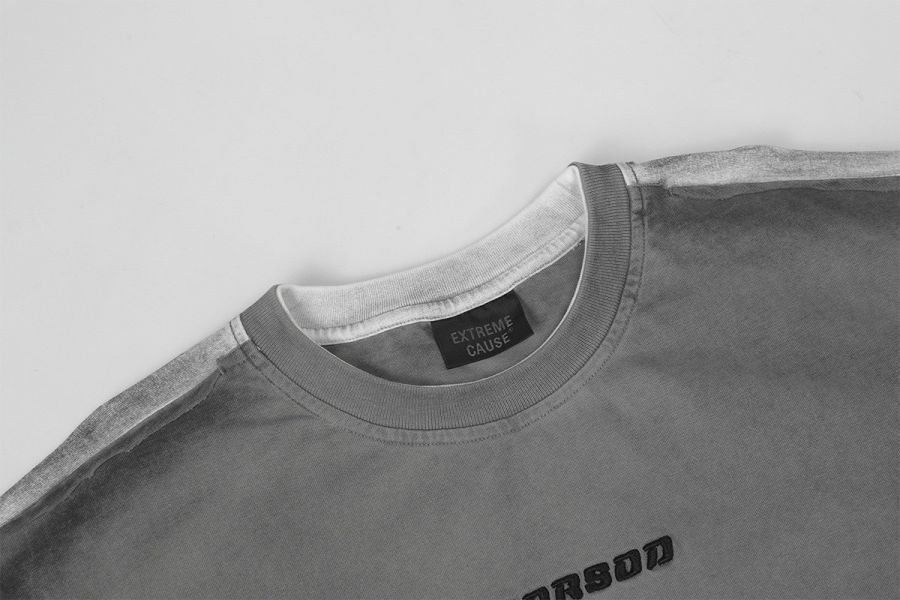 BORBOD接袖洗水長T 