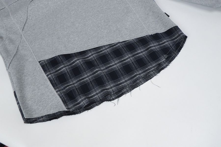 BLAMACAR接布解構帽T 