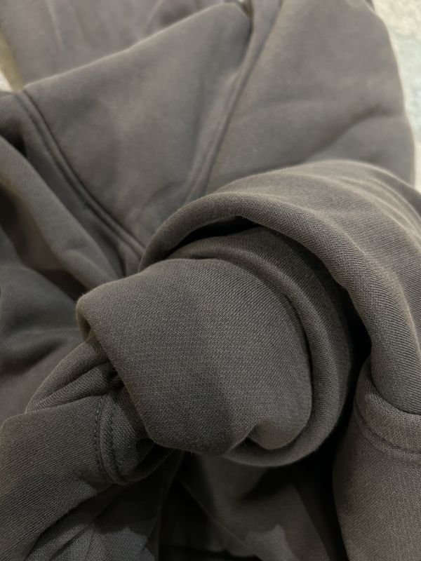 刷毛水洗十字星帽T 