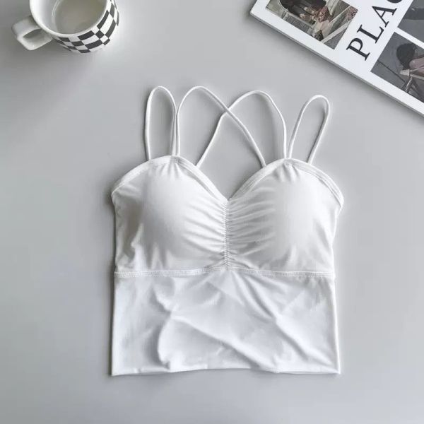 冰絲大露背性感背心 
